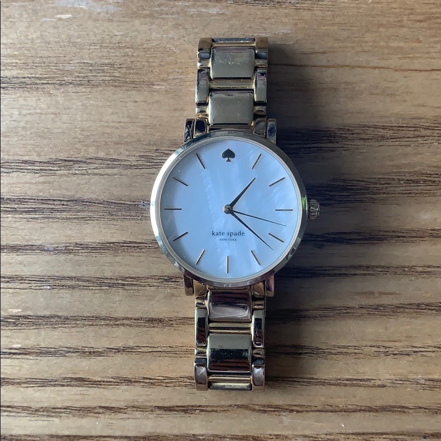 Kate Spade Gramercy Gold Watch